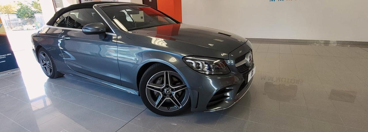 BELLISSIMA-IMPECCABILE-COME NUOVA-Mercedes-benz C 220 d Auto Cabrio Premium Plus.
