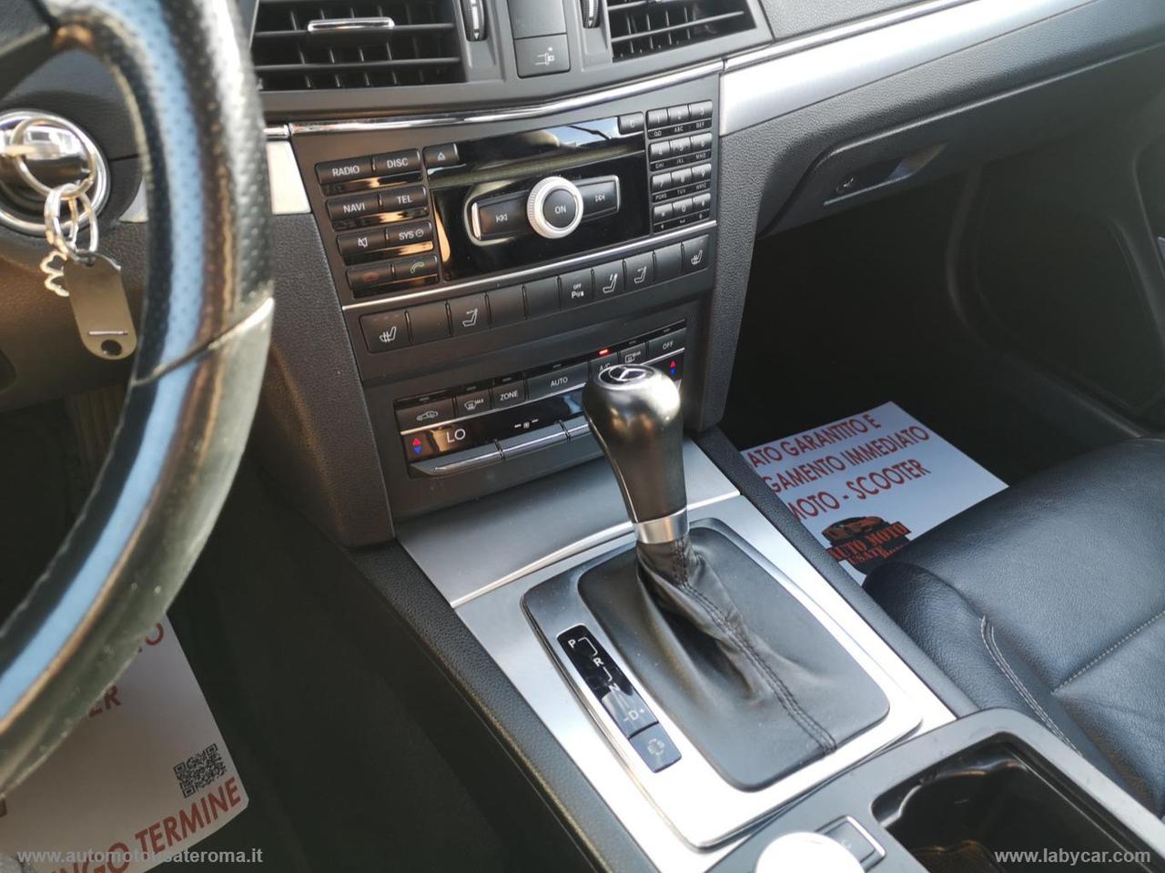 MERCEDES-BENZ E 220 CDI Cabrio BlueEFF. Avantgarde PROMO WEB