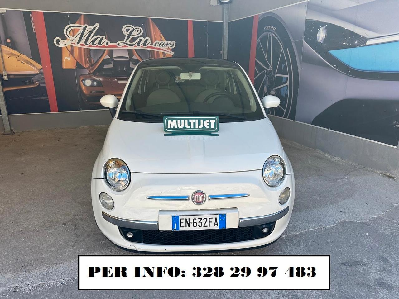 Fiat 500 1.3cc diesel 12 mesi garanzia-2012