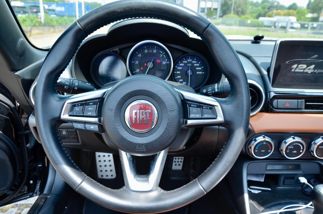 FIAT 124 SPIDER 1.4 M-AIR LUSSO 140cv MANUALE, EURO 6D, UFF ITALIANA, BOOK SERVICE, BOSE, NAVI, RETROCAMERA, PERMUTE