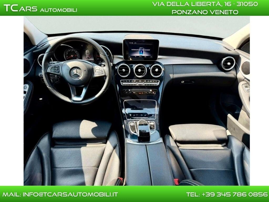 MERCEDES C220 4MATIC AUTO-PELLE-KM CERTIFICATI