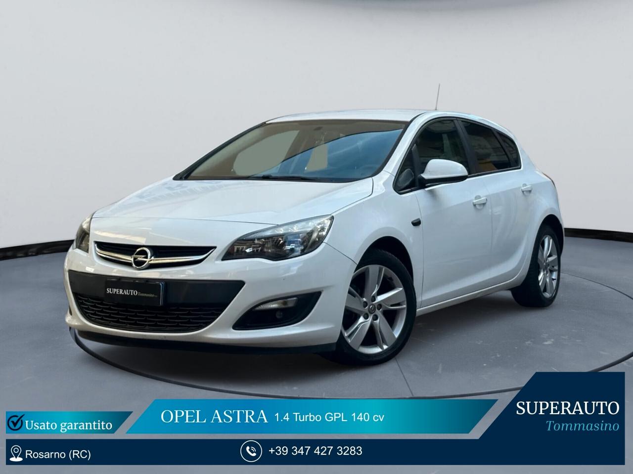Opel Astra 1.4 GPL turbo 140 CV Tagliandata Opel