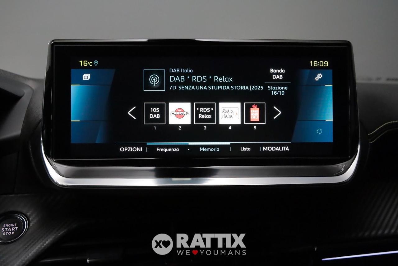 Peugeot e-2008 motore elettrico 100kW GT