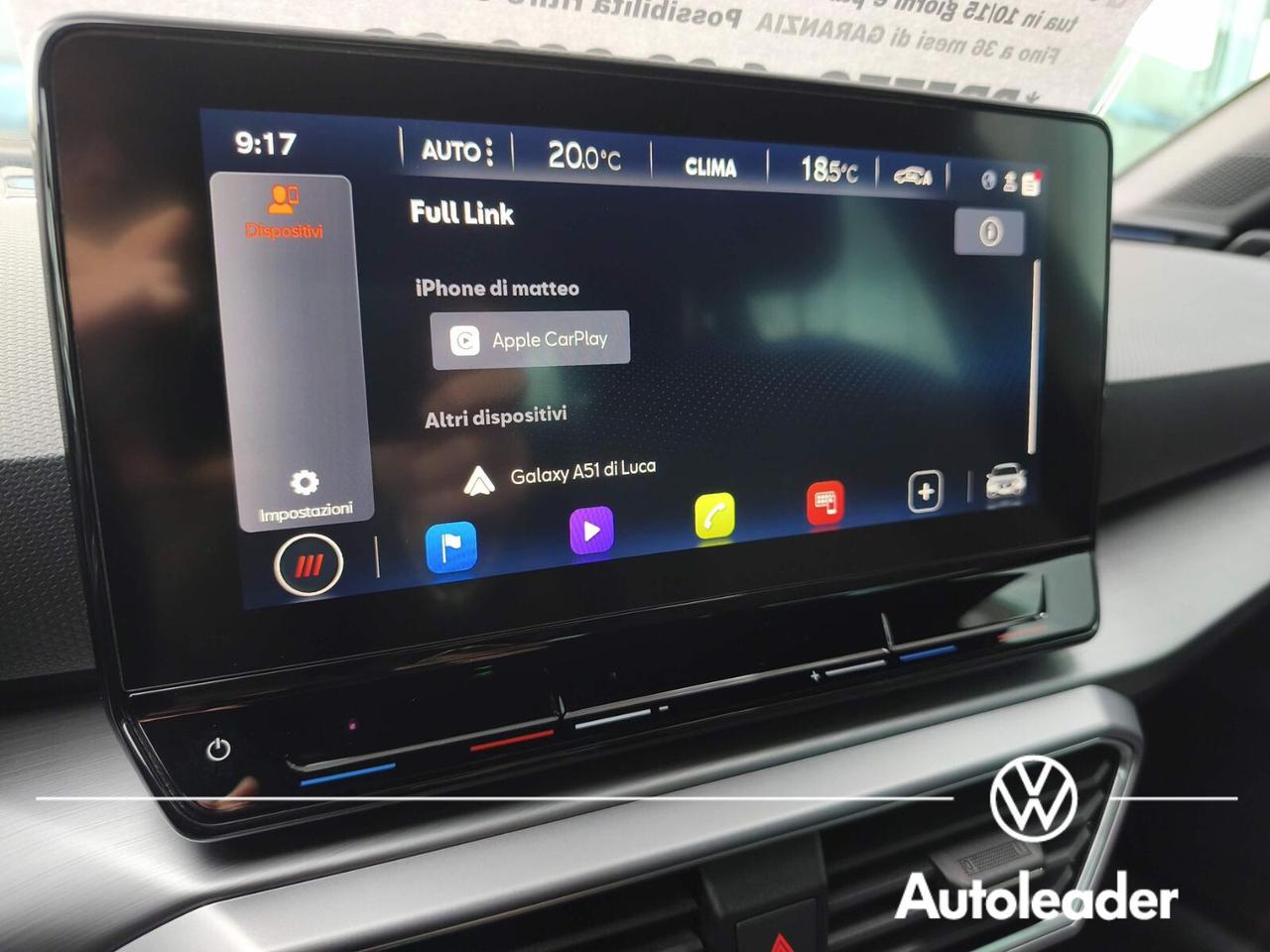 Seat Leon 1.5 TGI FR solo 28mila km 130cv 6M