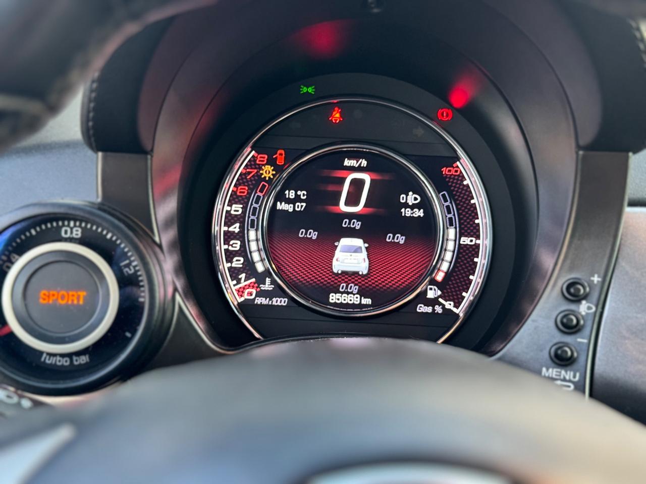 ABARTH 500 1.4 T-JET 135 CV R17 SCARICO FULL