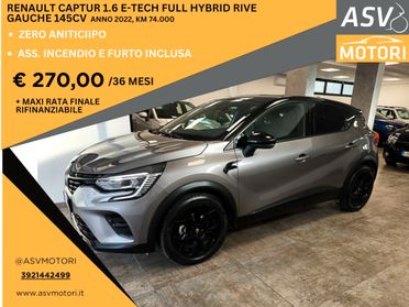 Renault Captur Full Hybrid E-Tech 145 CV Rive Gauche