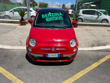 Fiat 500 1.2 Benzina Lounge - 69 cavalli - Tetto Panoramico - Anno 2010