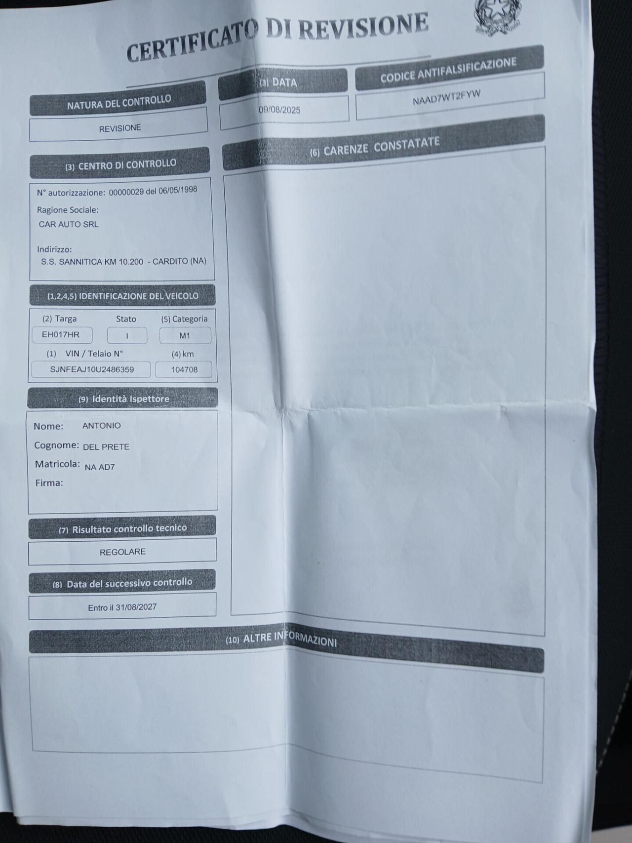 Qashqai 1.6 dCi 131cv modello n-tec full optional