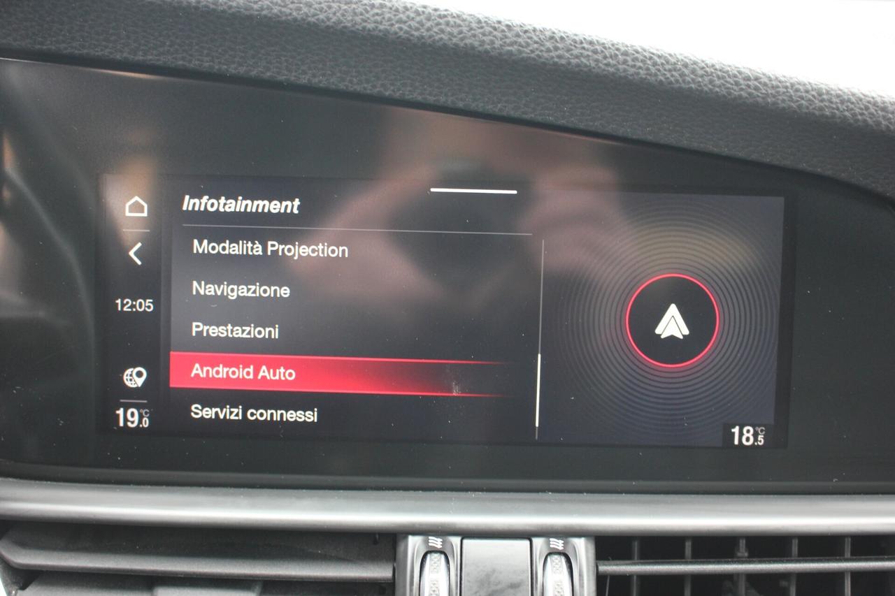 ALFA ROMEO GIULIA 2.2 190cv EAT8 PADDLE VOLANTE *PREZZO VERO* UNIPRO- TAGLIANDO ALFA ROMEO