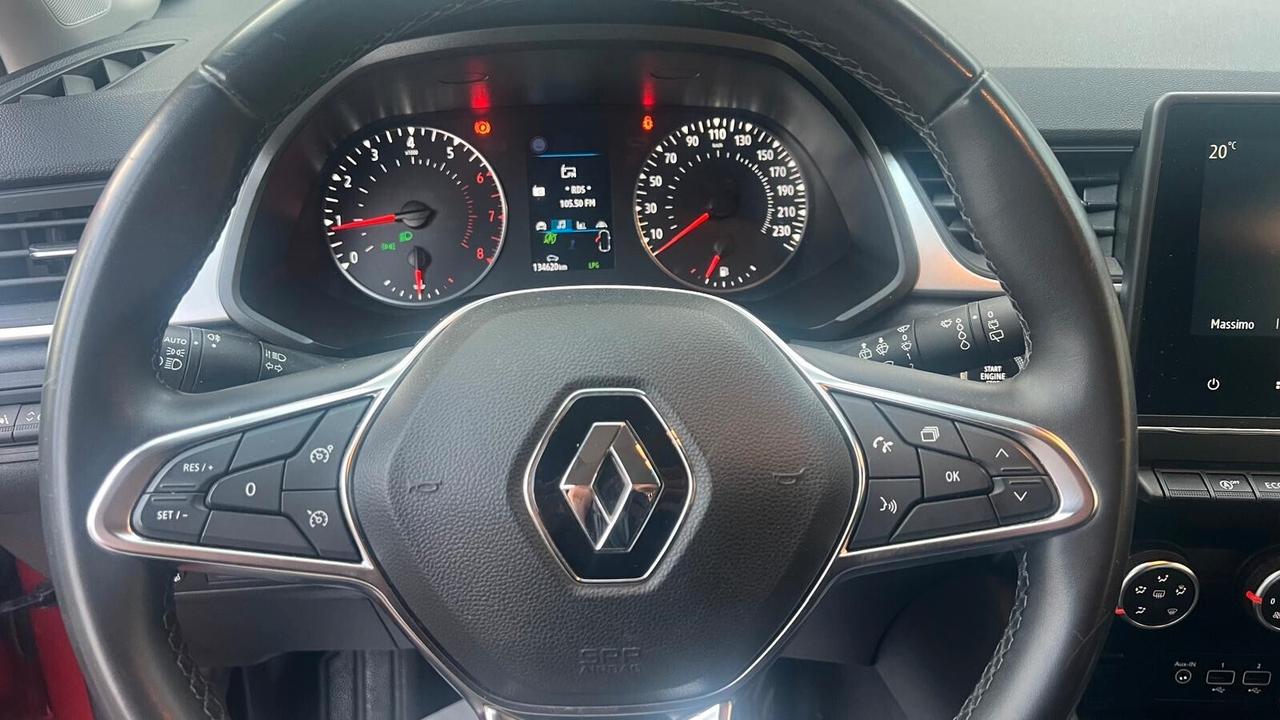 Renault Captur TCe 100 CV GPL FAP Intens