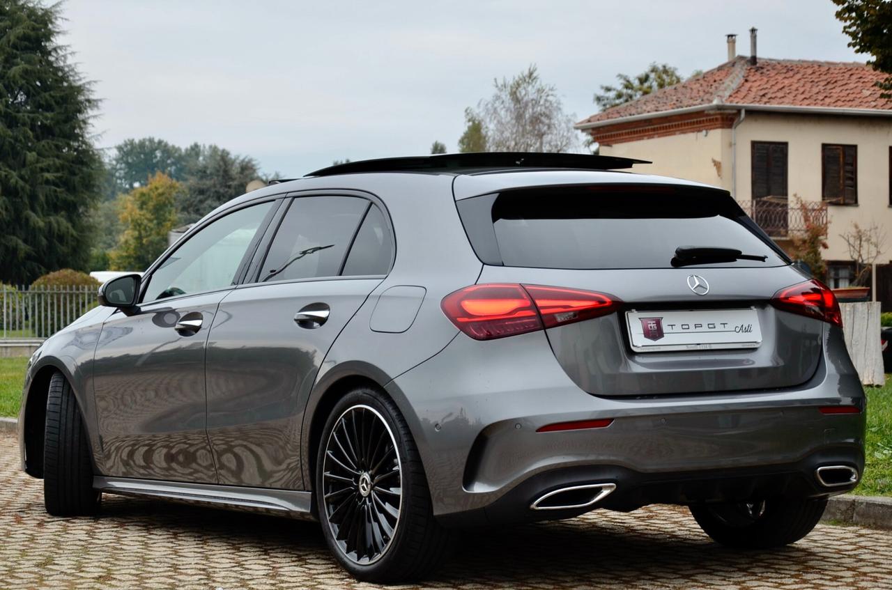 MERCEDES-BENZ A180 AMG LINE PREMIUM PLUS 136cv AUTO, UNICOPROPRIETARIO, TETTO, NIGHT PACK, FARI LED, LUCI 64 COLORI, PERMUTE