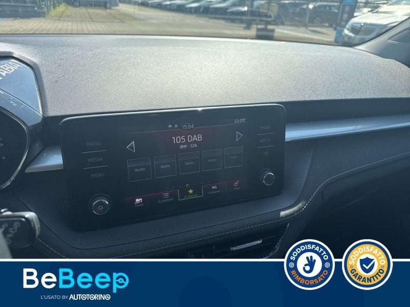 Skoda Fabia 1.0 TSI EVO STYLE 110CV DSG