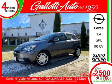 Opel Corsa 1.4 Gpl 90cv 5p