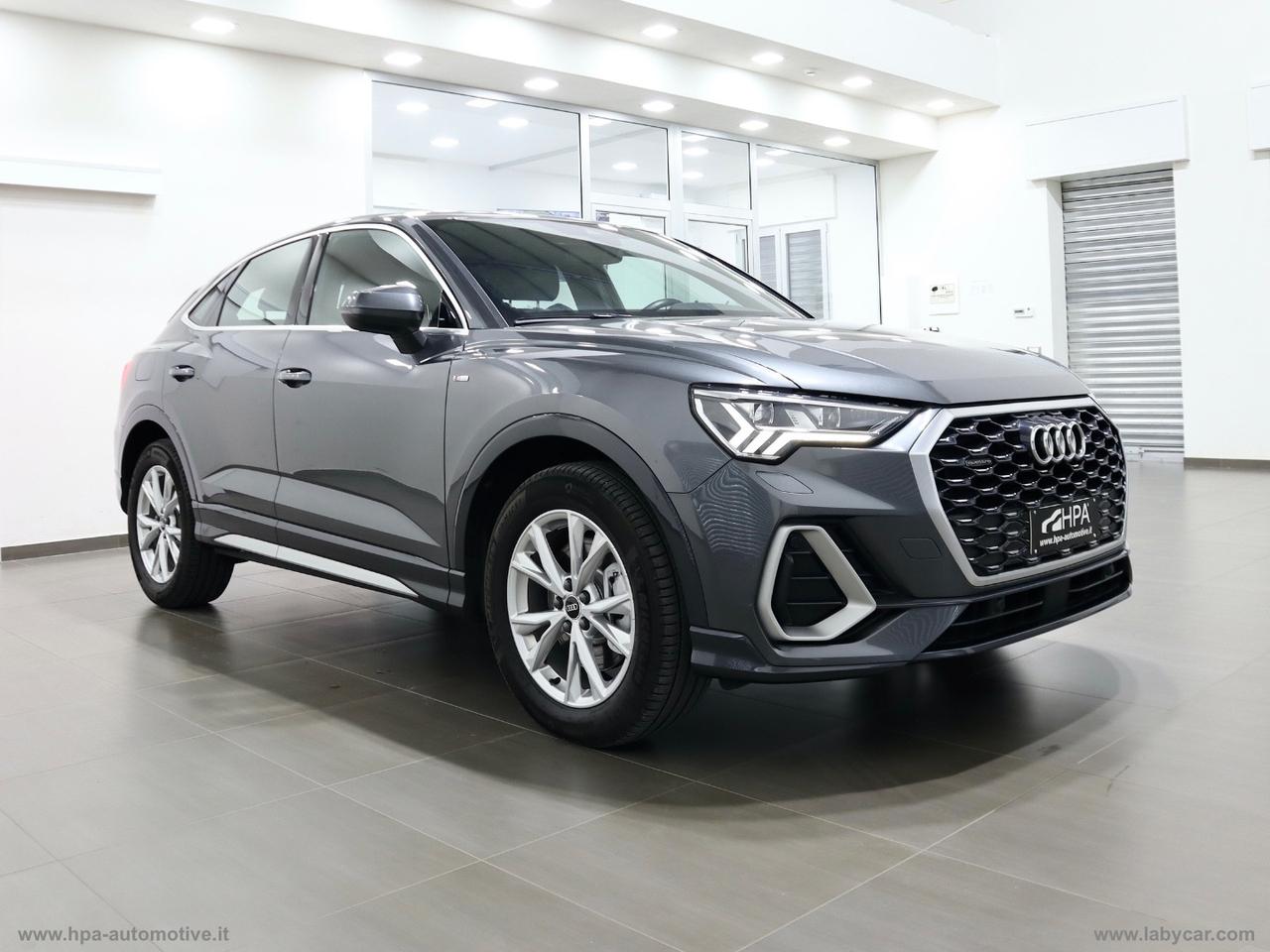 AUDI Q3 SPORTBACK 2.0TDI 200CV S-tronic S-LINE NAVI MATRIX LED PELLE QUATTRO RETROCAMERA