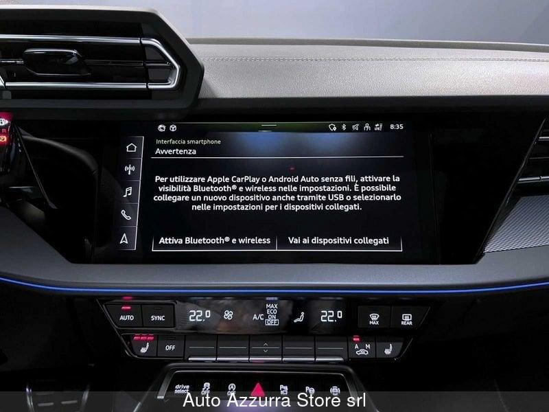 Audi A3 A3 SPB TFSI 110 kW S tronic S line edition *VARI COLORI, PROMO AZZURRA*