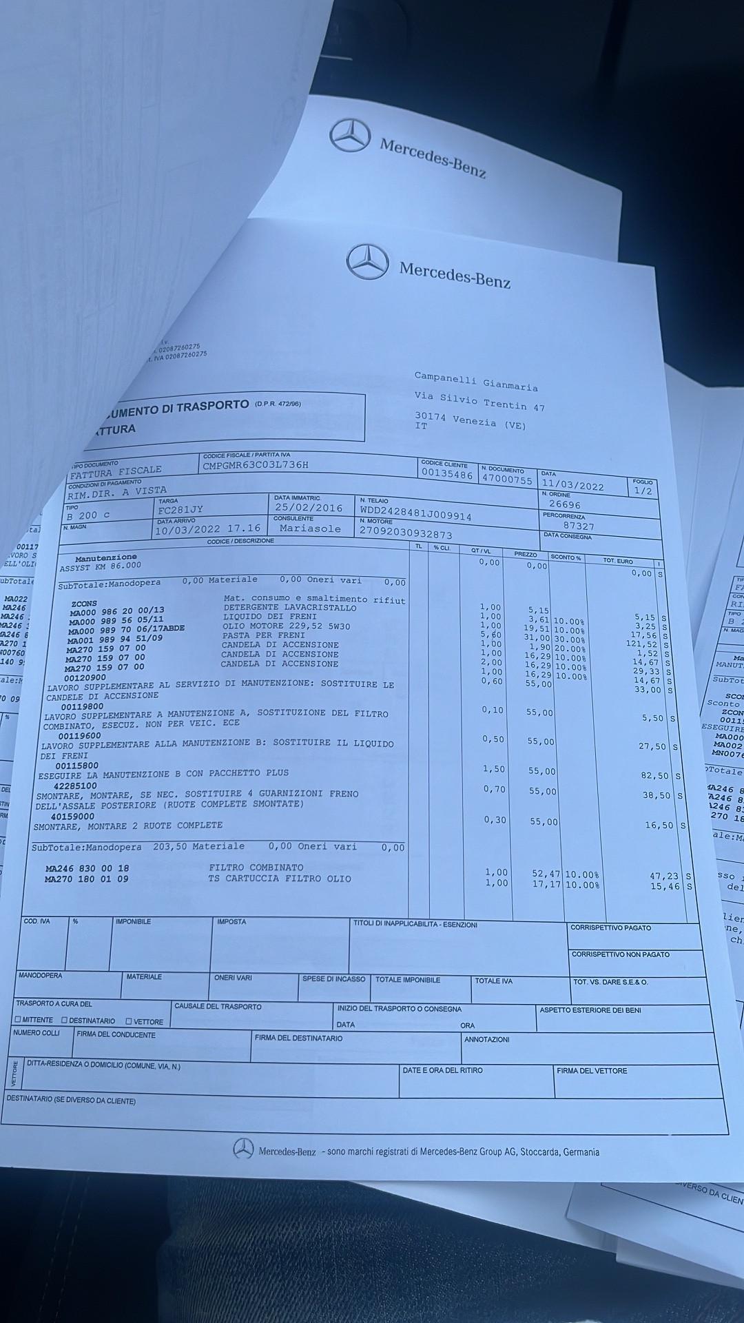 Mercedes-benz B 200 c Executive