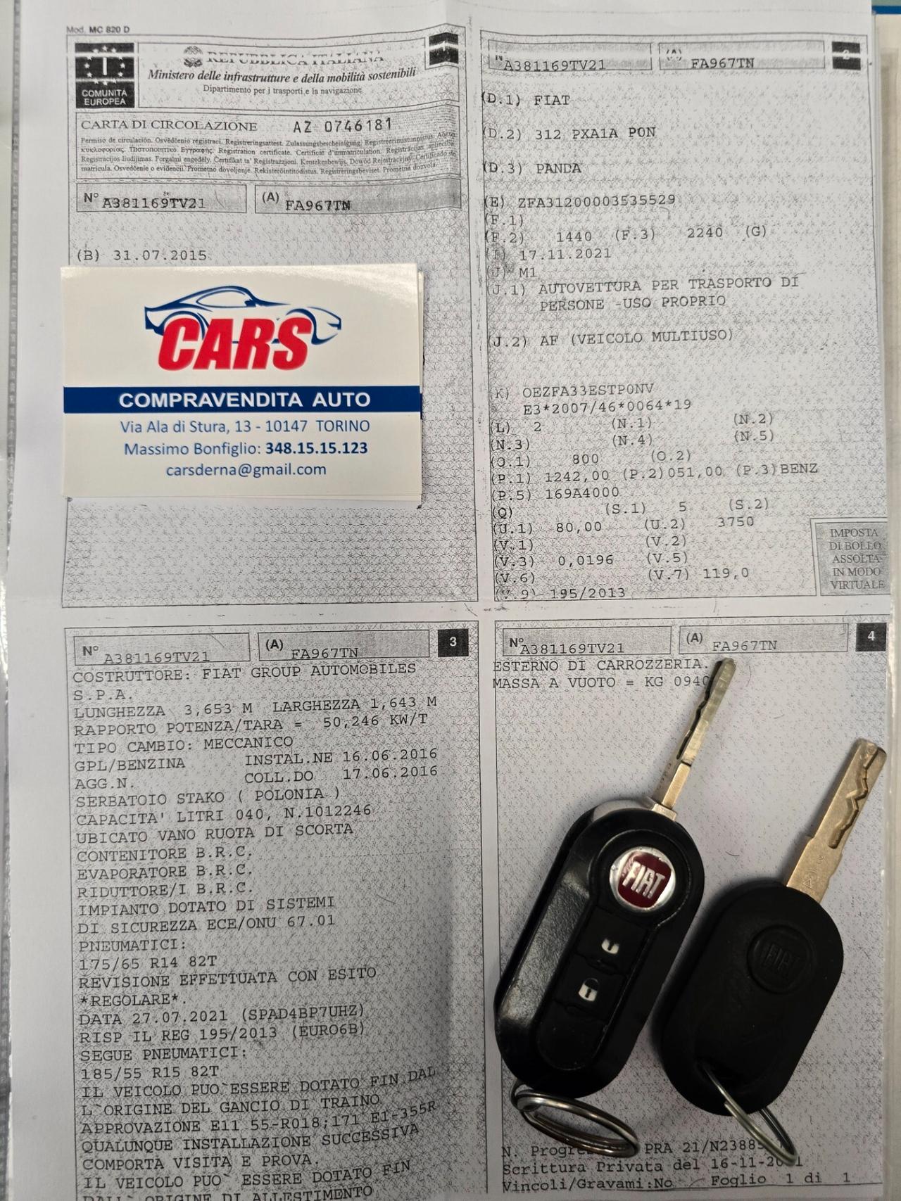 Fiat Panda 1.2 EasyPower