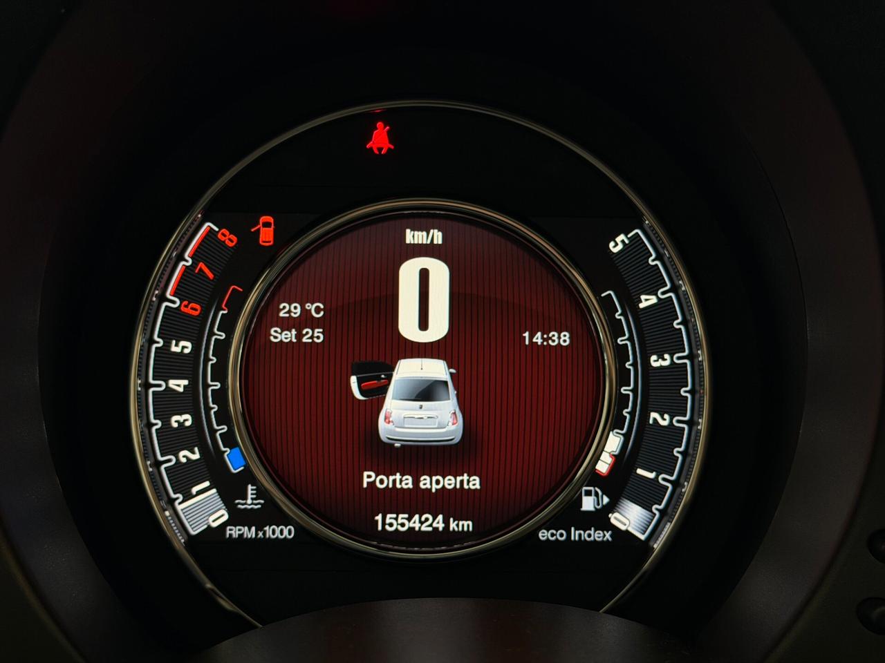 Fiat 500 Lounge 1.2cc 69cv Benzina Neopatentati Tetto panoramico