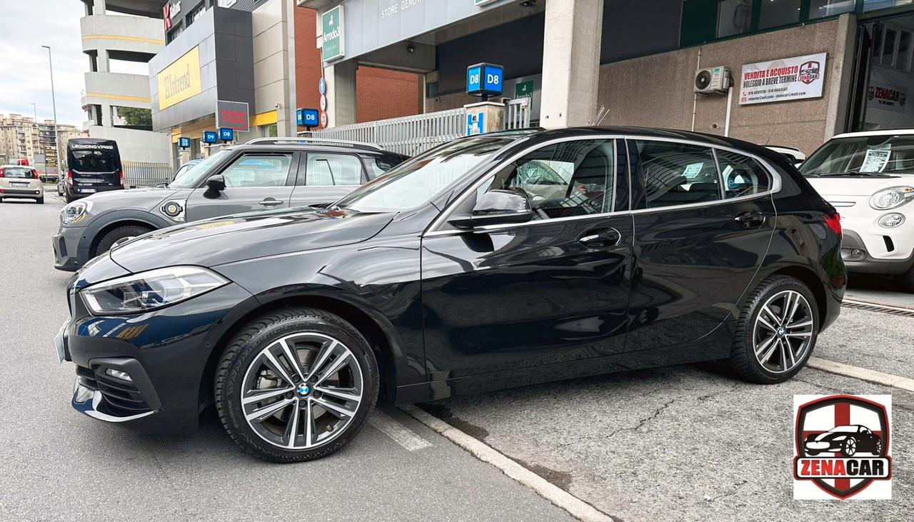 Bmw 116d 5p. Business Advantage 1.5 Automatica Navi Led Camera Virtual Cokpit Unico Prorietario Fatturabile
