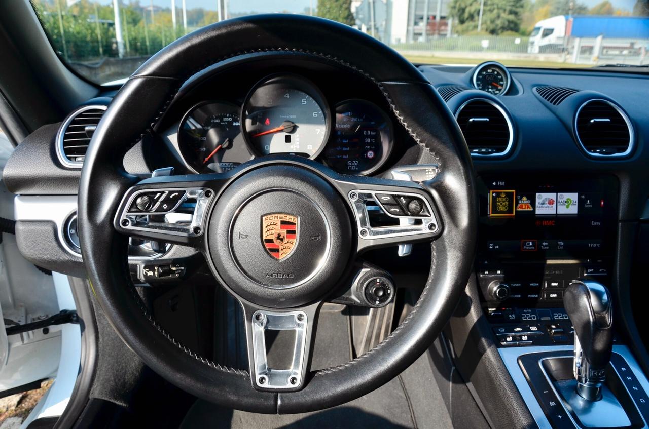 PORSCHE 718 BOXSTER S 2.5 350cv PDK, ECCELLENTI CONDIZIONI, PRIMA VERNICE, SERVICE PORSCHE, UFF ITALIANA, EURO 6C, HI-FI BOSE, SPORT CHRONO, FARI PDLS, PERMUTE
