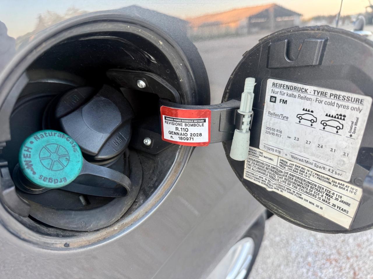 Opel Zafira ECOm 7posti 1.6 turbo benzina metano