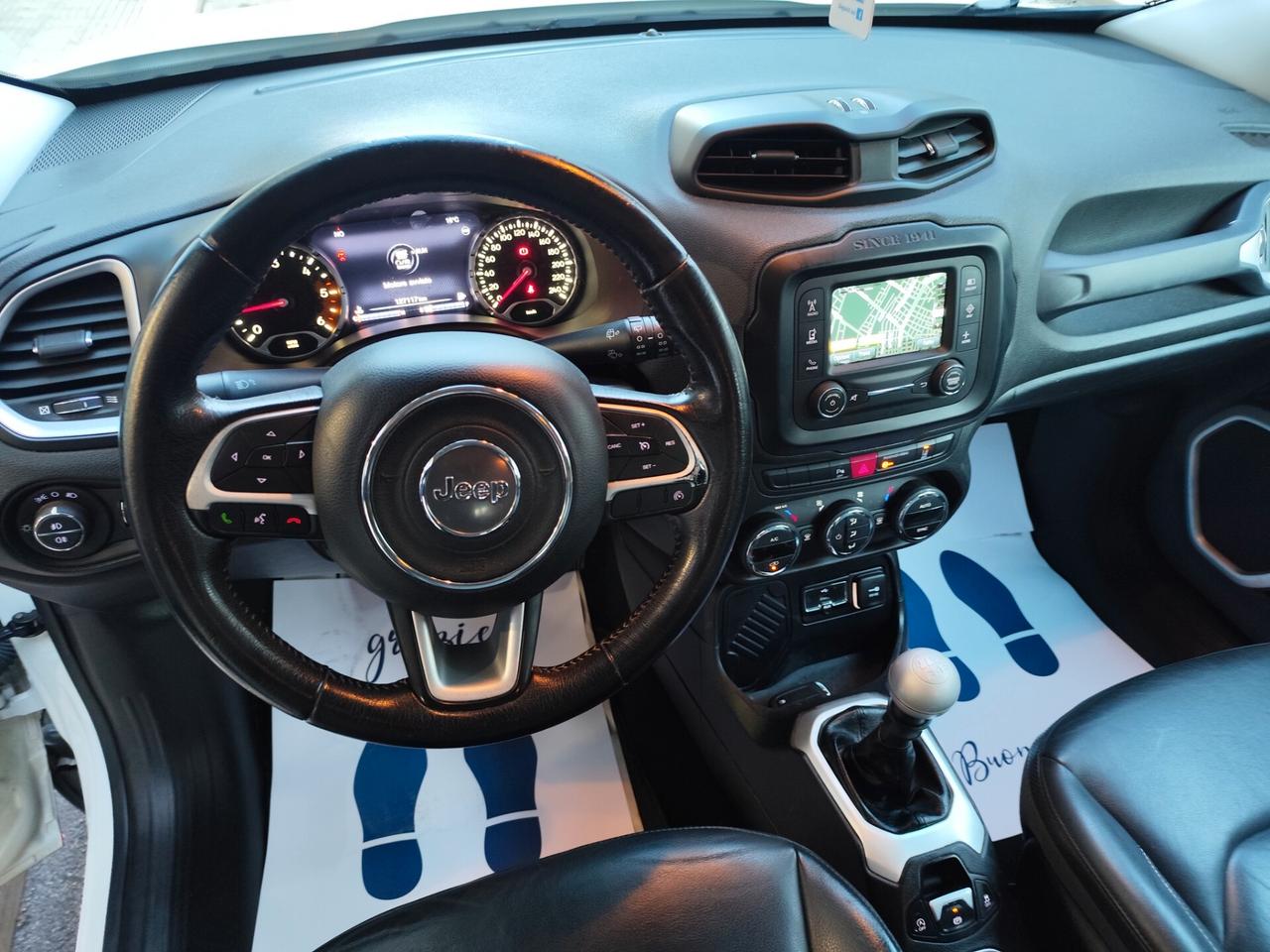 Jeep Renegade 1.6 Mjt 120CV Limited NAVI PELLE