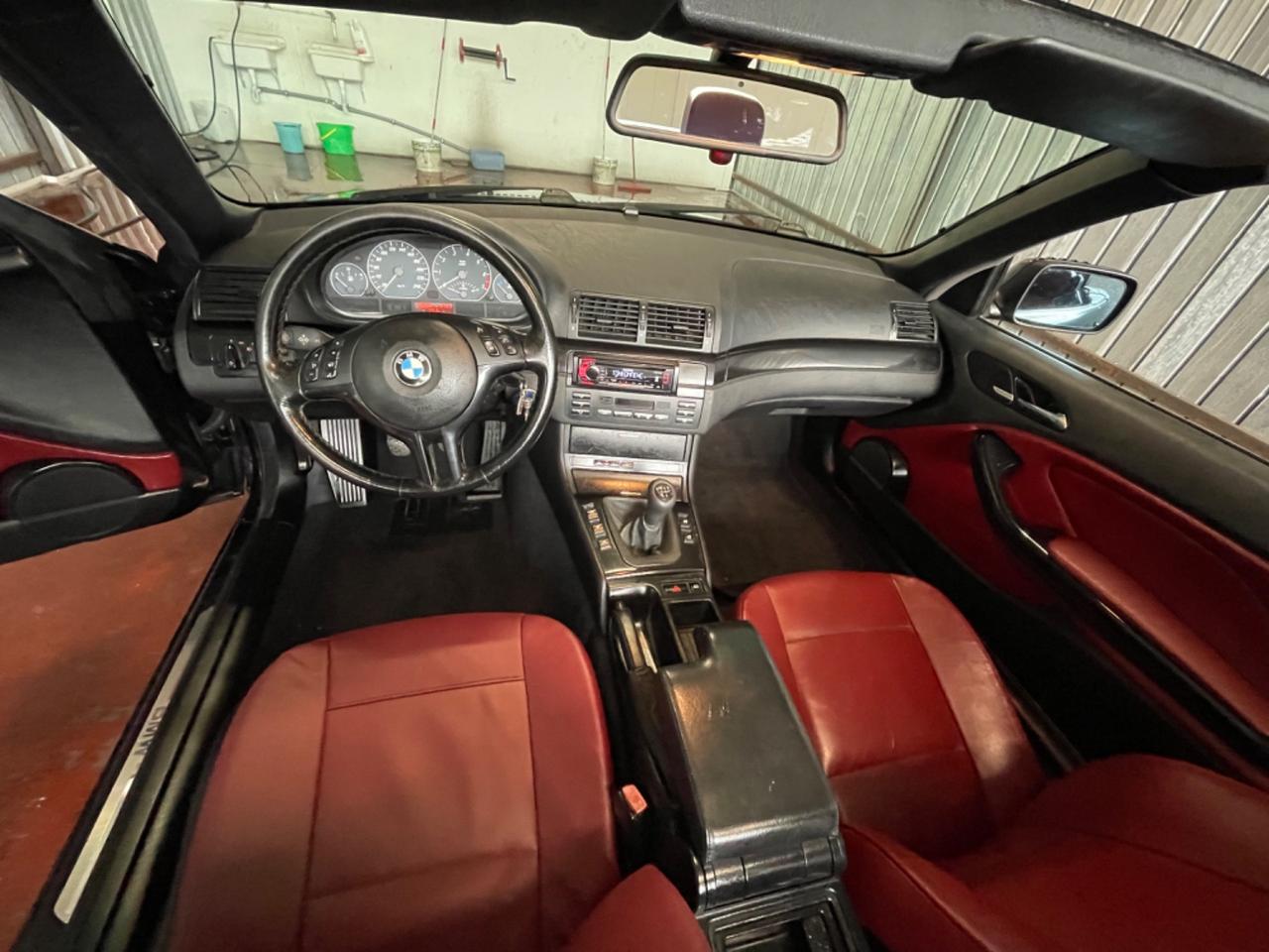 Bmw 330 CI cat Cabrio pelle rossa assetto