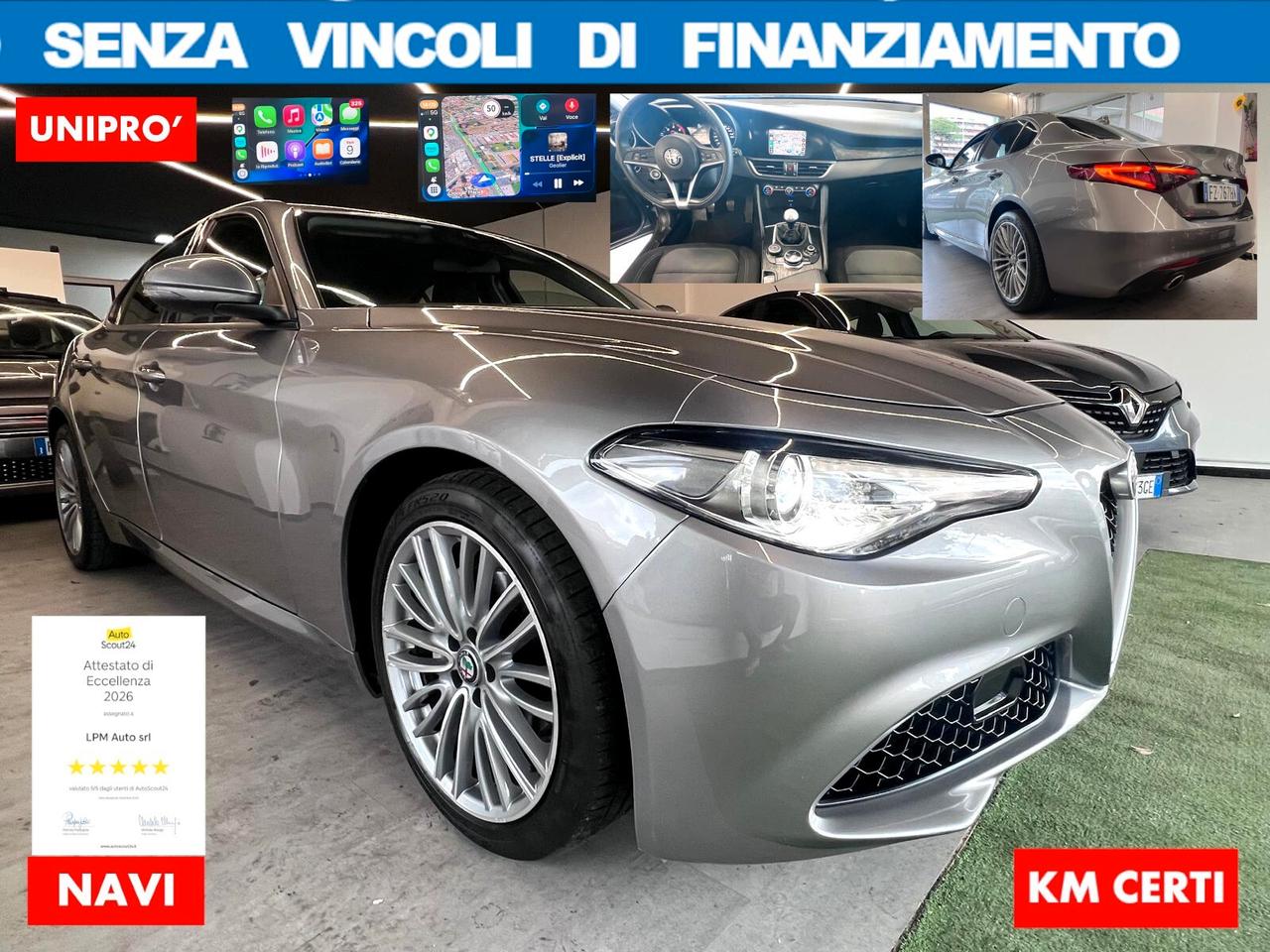 Alfa Romeo Giulia 2.2 160 CV Super UNIPRO *NO VINCOLI DI FINANZ*AZIENDALE
