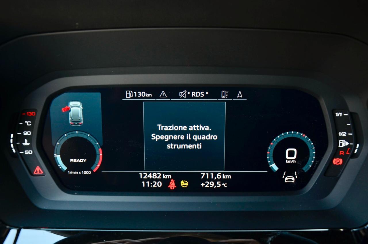 AUDI A3 SPORTBACK 35 1.5 TFSI BUSINESS 150cv MANUALE, PARI AL NUOVO, UNICOPROPRIETARIO, IVA ESPOSTA, SERVICE AUDI, UFF ITALIANA, BOLLO 6/27, PERMUTE