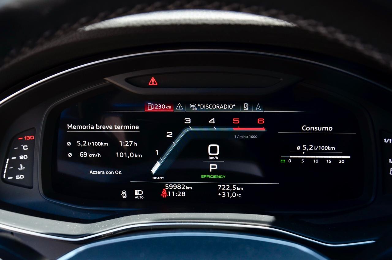 AUDI A6 AVANT 50 3.0 TDI MILD HYBRID S LINE INT+EXT QUATTRO 286cv TIPTRONIC, GARANZIA AUDI 3/28, UFF ITALIANA, EURO 6D, SERVICE AUDI, TETTO, FULL LED, PERMUTE