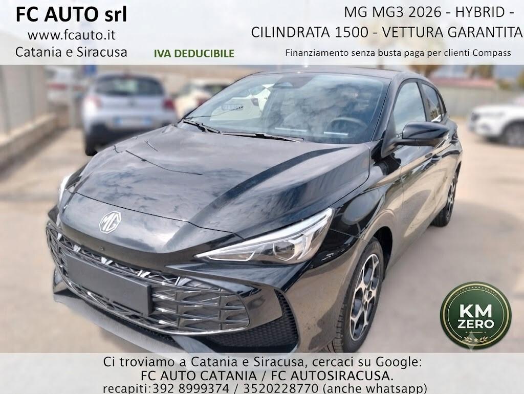 Mg MG3 1.5 Hybrid+ Luxury 7 ANNI GARANZIA CASA MADRE
