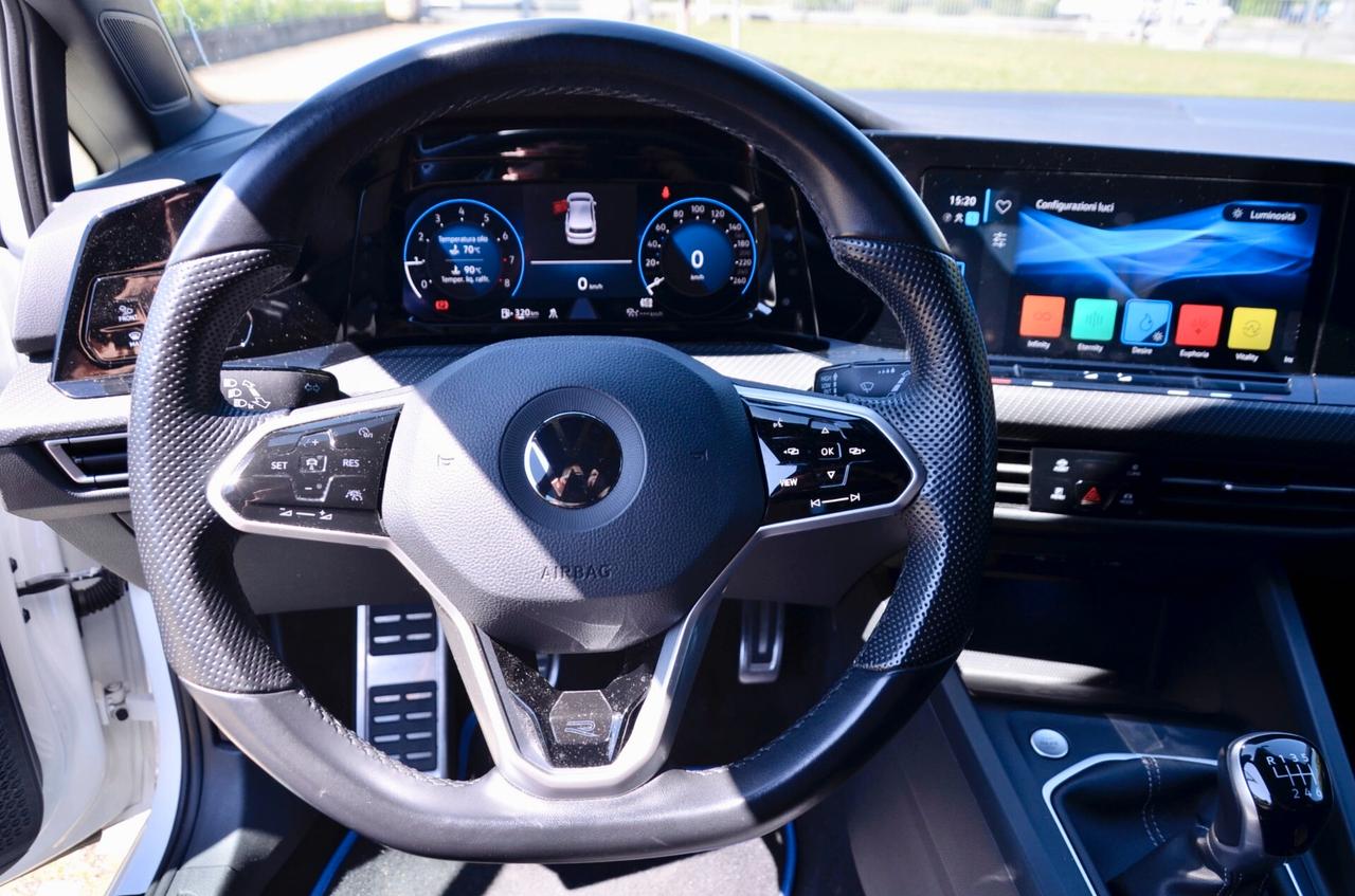 VW GOLF 1.5 TSI EVO R-LINE 130cv, PREZZO REALE, UFF ITALIANA, EURO 6D, IQ LED, APPLE ANDROID, PERMUTE