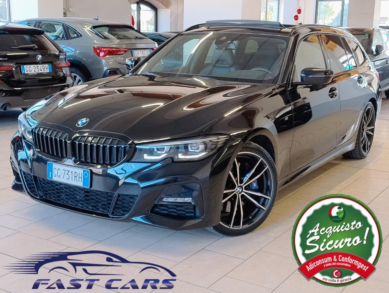 BMW 330d 48V Touring Msport *TETTO*SEDILI M3*GANCIO*LIVE