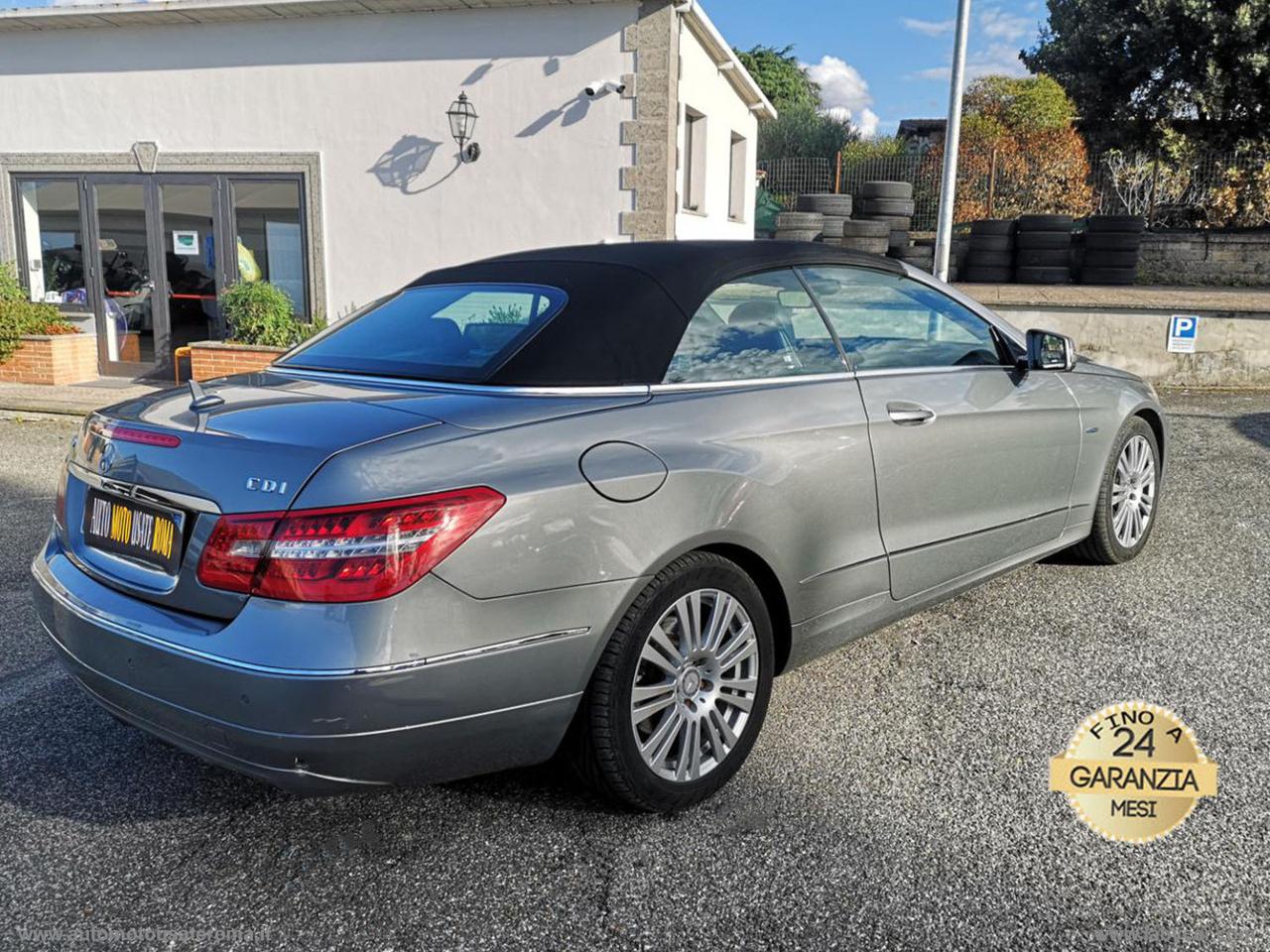 MERCEDES-BENZ E 220 CDI Cabrio BlueEFF. Avantgarde PROMO WEB
