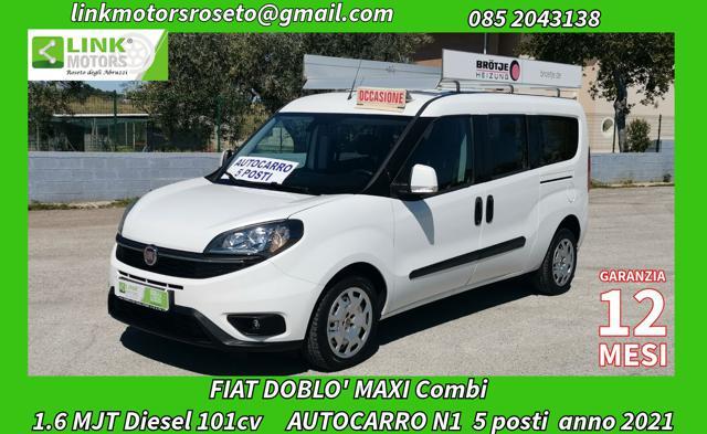 FIAT Doblo MAXI Combi 5posti N1 1.6 MJT 101CV /+Iva