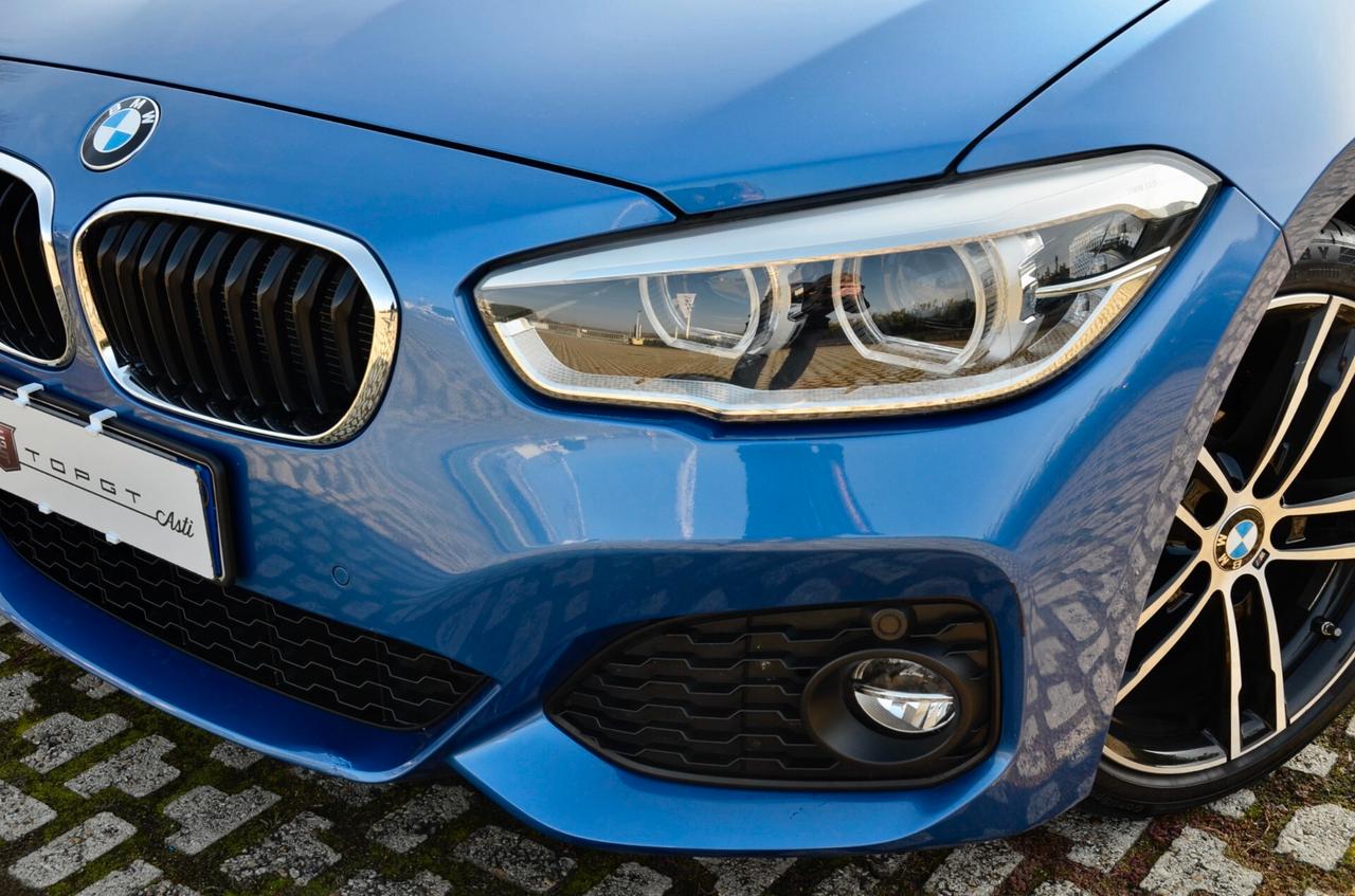 BMW 118d MSPORT 5p 150cv AUTO, SERVICE UFF BMW, UFF ITALIANA, EURO 6D, FARI FULL LED, NAVI, PERMUTE
