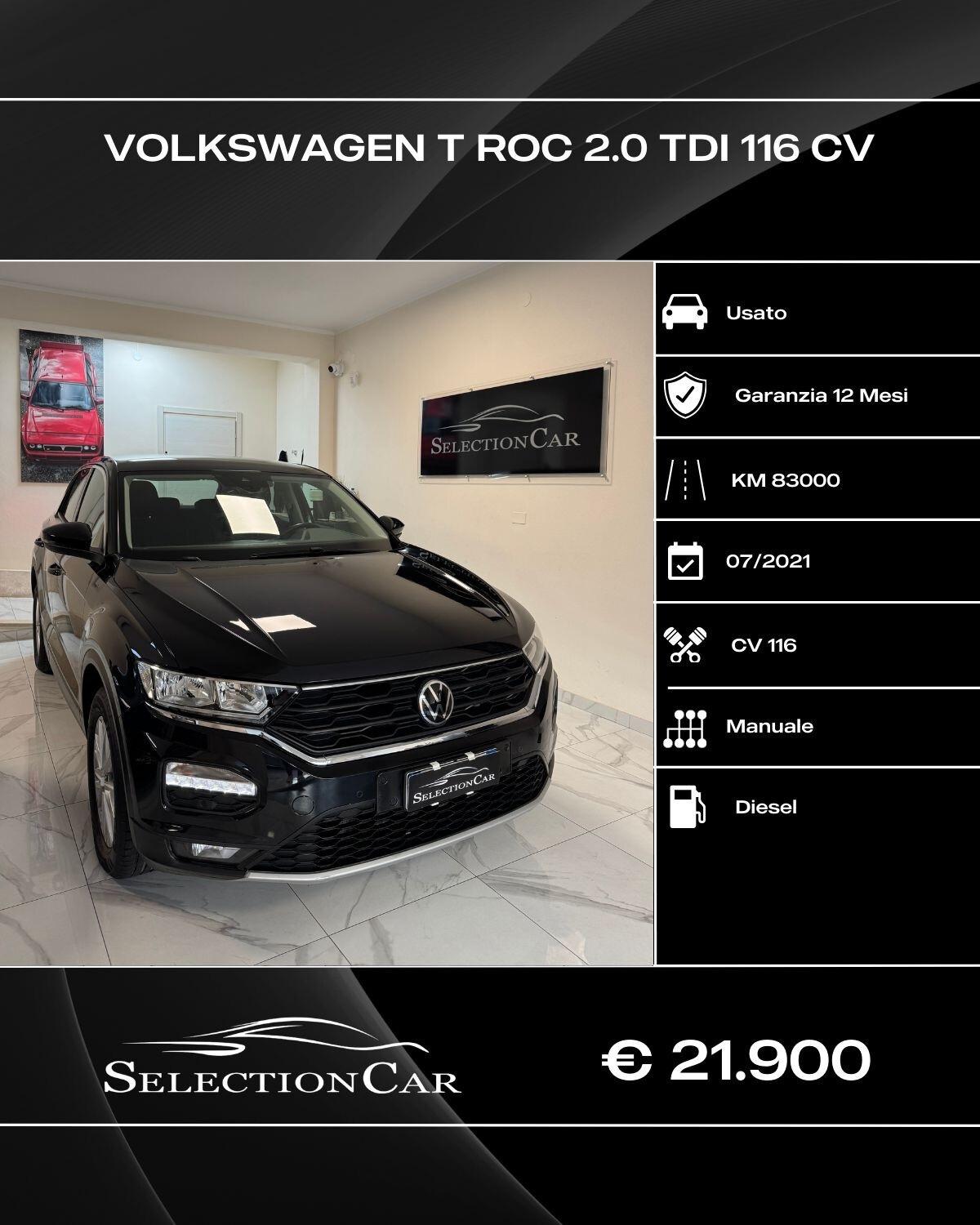 Volkswagen T-Roc 2.0 TDI SCR Style BlueMotion Technology