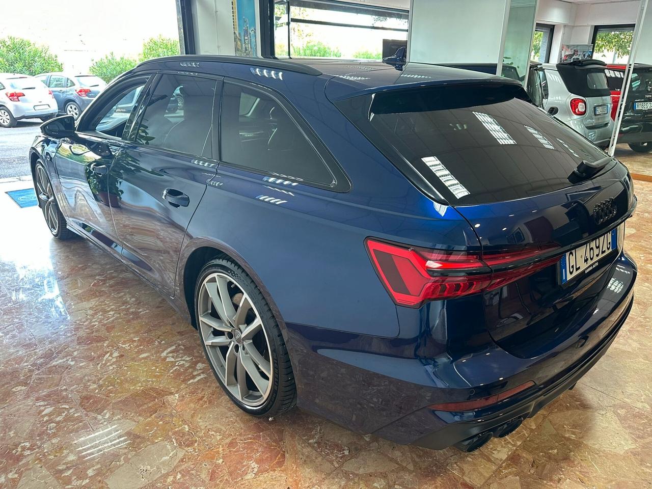 AUDI S6 3.0 TDI SW S-LINE BLU NOTTE MET PELLE E ALCANTARA NERA C.L.21" FARI MATRIX TAGLIANDI AUDI FATTURABILE IVA ESPOSTA