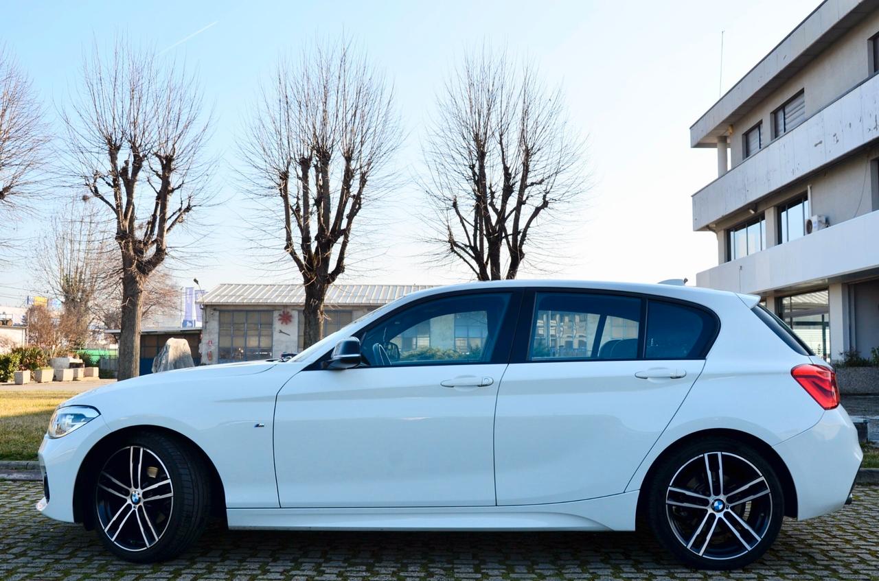 BMW 118d MSPORT 5p 150cv AUTO, UNICOPROPRIETARIO, TUTTI SERVICE BMW, UFF ITALIANA, EURO 6D, 18", NAVI, PERMUTE