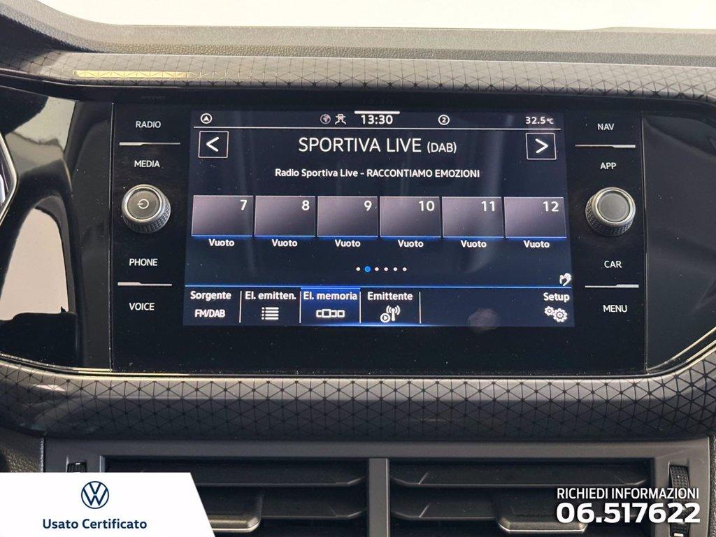 VOLKSWAGEN T-cross 1.0 tsi advanced 110cv del 2021