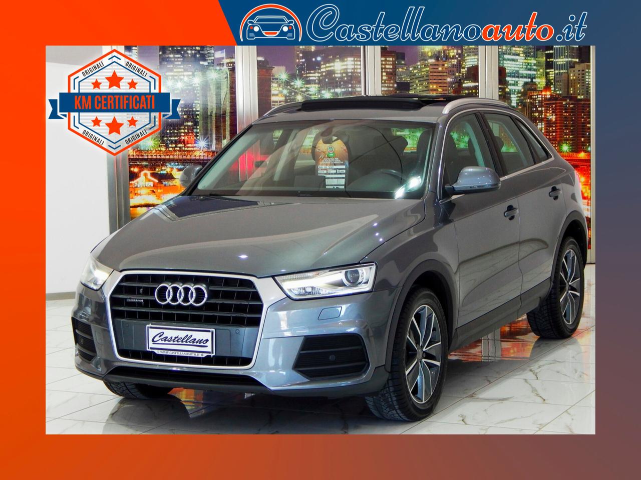 Audi Q3 2.0 TDI Sport quattro 150cv S-Tronic TETTO-NAVI-PARK-XENO