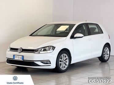 VOLKSWAGEN Golf 5p 1.6 tdi executive 115cv dsg del 2017