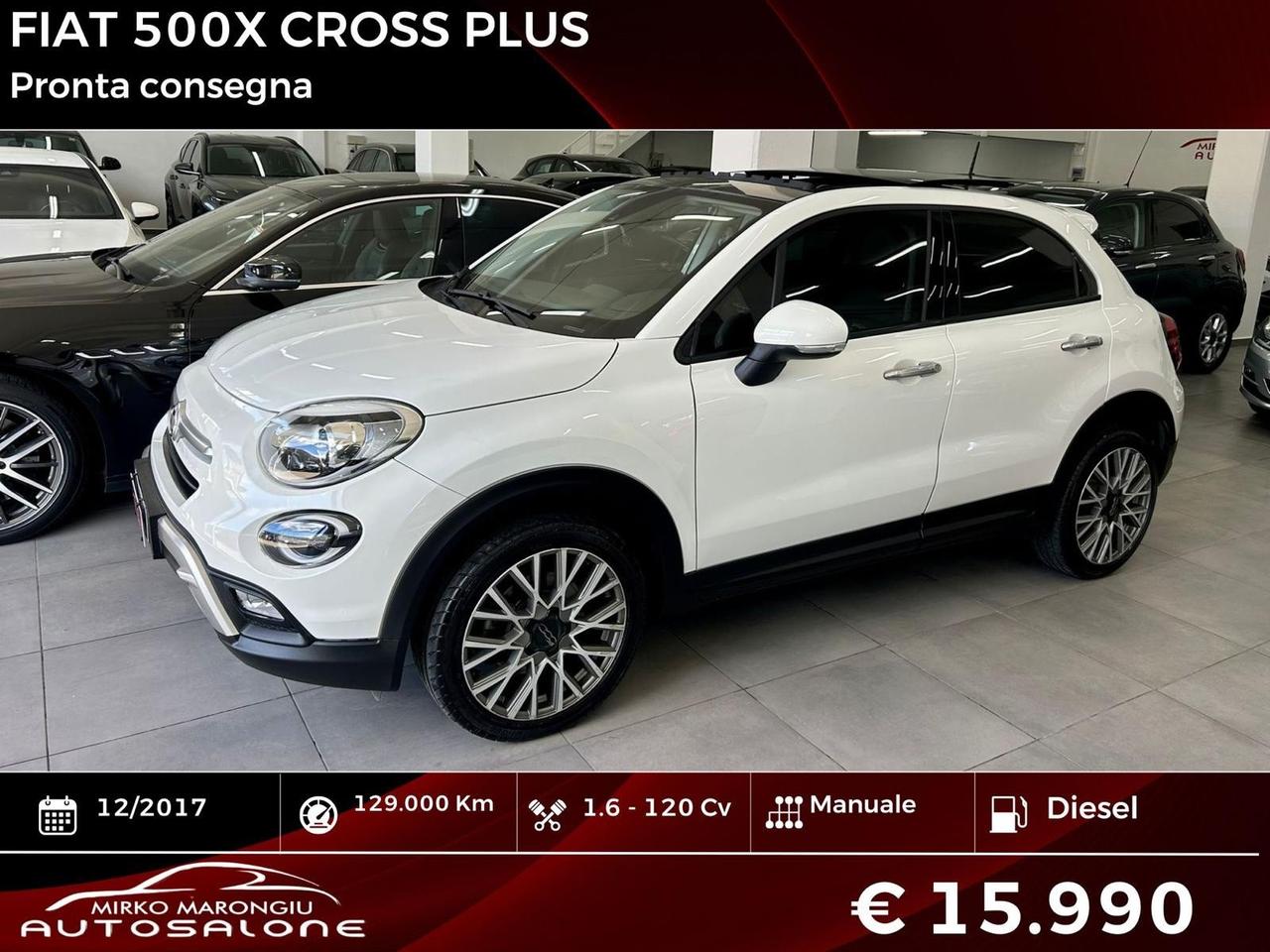 Fiat 500X 1.6 120 TETTO APRIBILE Cross FINANZIABILE