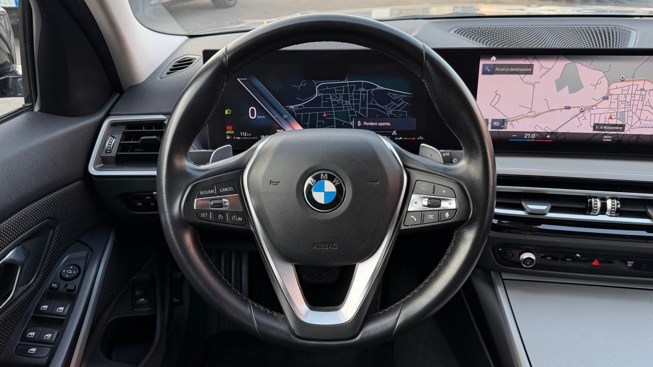 BMW 318D TOURING 2.0 ADVANTAGE MH AT8 150CV - VIRTUAL COCKPIT, FULL LED, PORTELLONE ELETTRICO