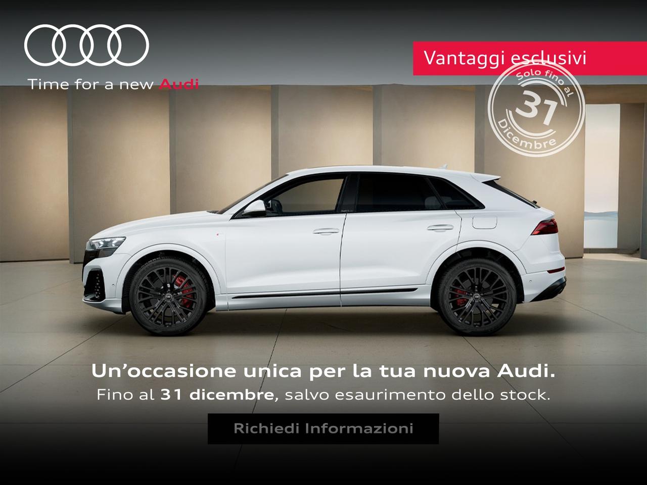 Audi Q8 55 3.0 tfsi e s line edition quattro tiptronic