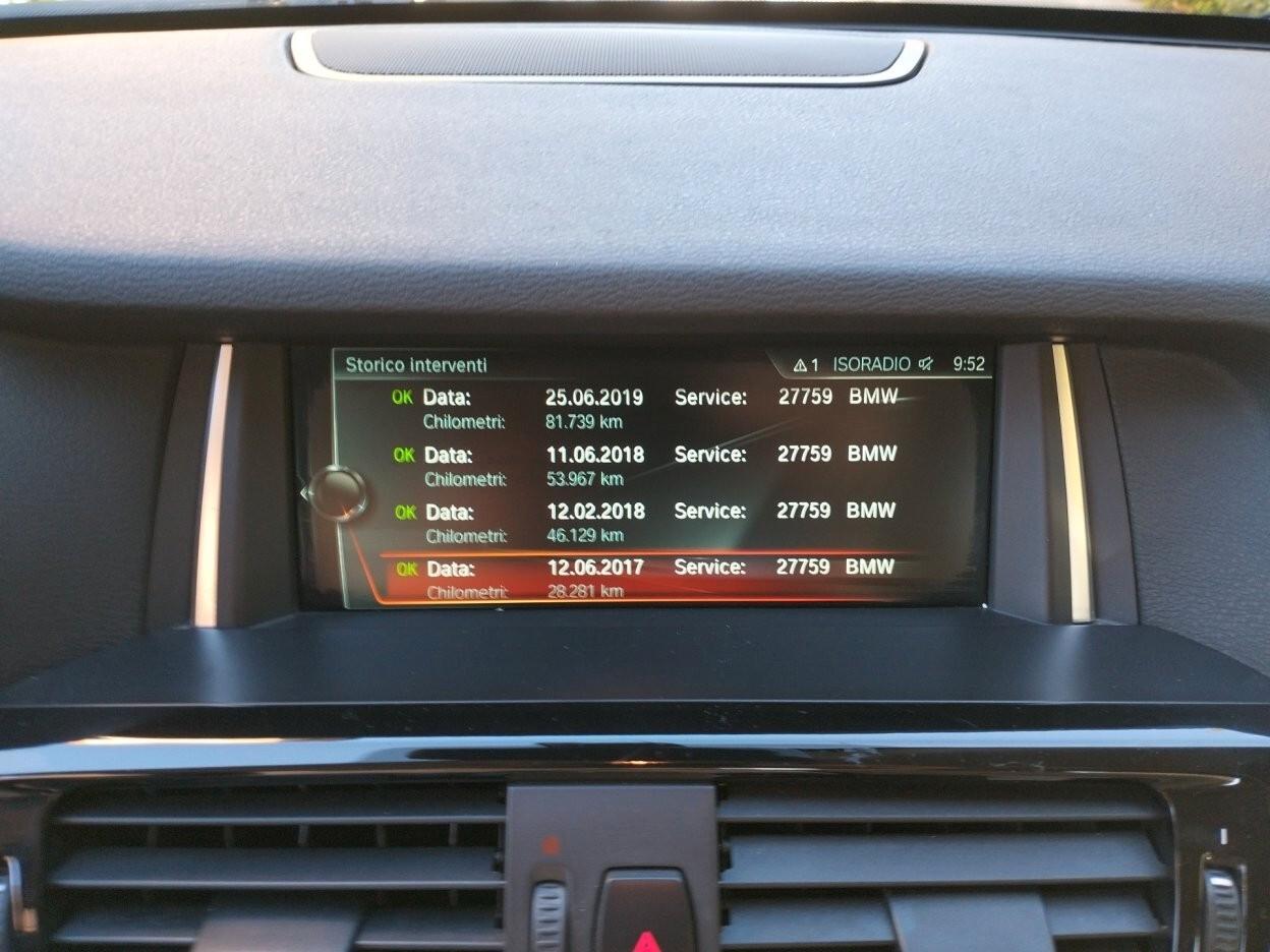BMW X3 xdrive20d auto - IVA ESPOSTA - TAGLIANDI BMW