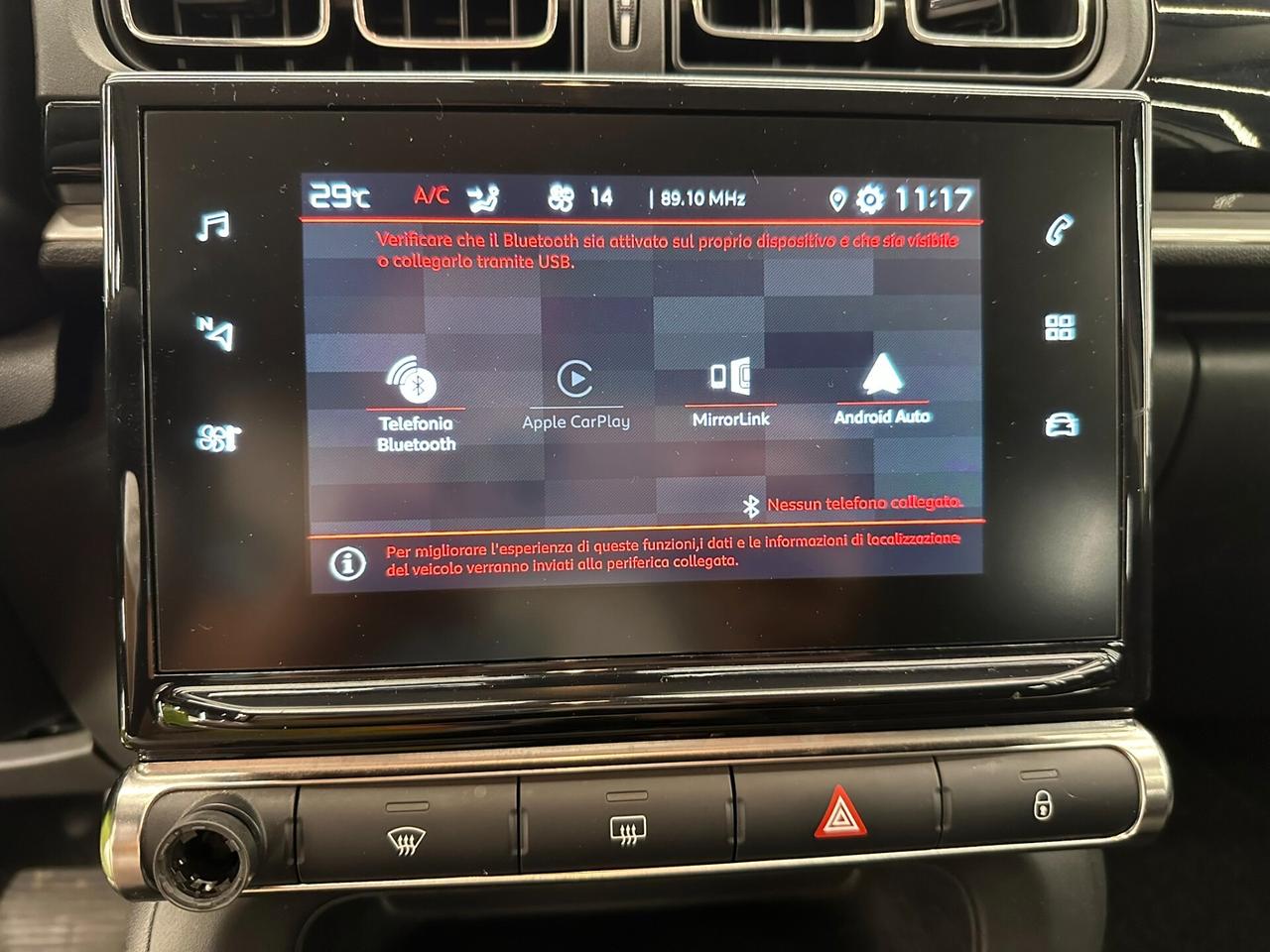 Citroen C3 1.2 110CV-CAMBIO AUTOMATICO-KM CERTIFICATI-PERMUT