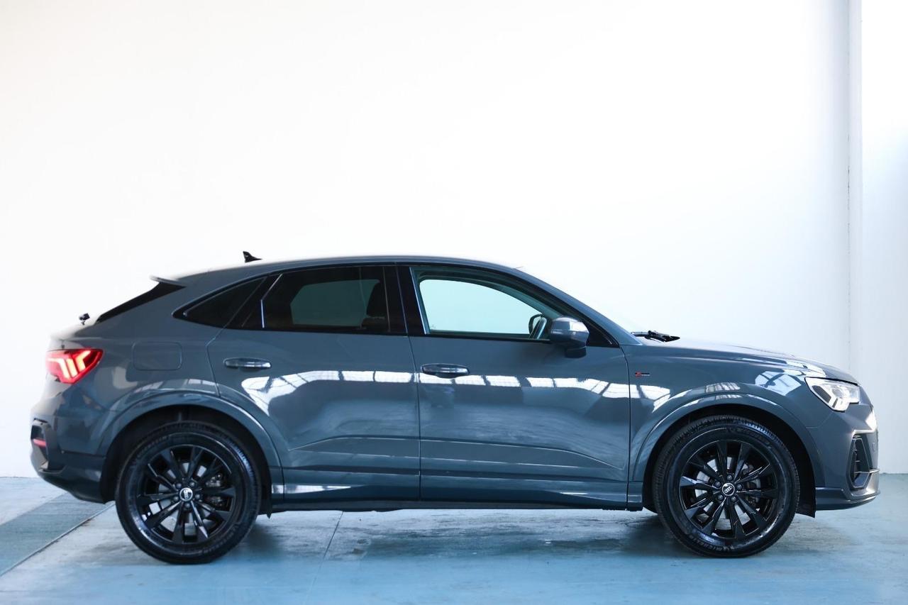 Audi Q3 Sportback 35 TDI S tronic line Black edition UNIPROPRIETARIO ITALIANA IVA ESPOSTA