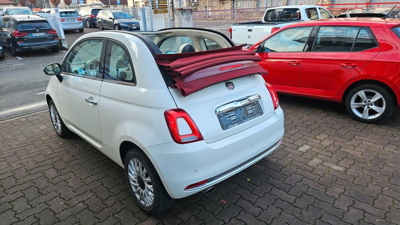 Fiat 500 C 1.2 Lounge 69 CV CABRIO