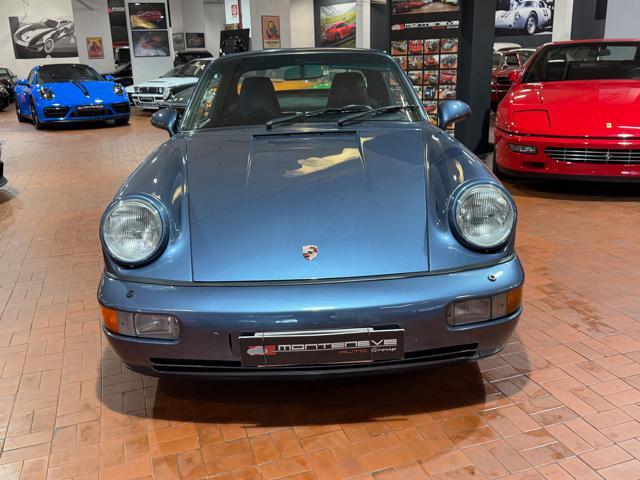 PORSCHE 964 Cabrio-Baltic Blu-Pelle Blu-Capote Blu
